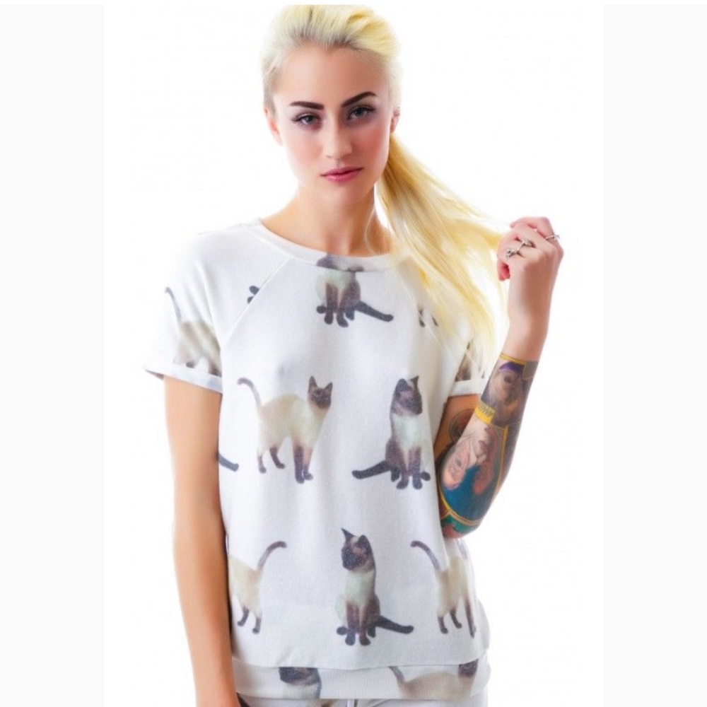 Wildfox We Are Siamese Camden Top XS